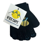 N'ice Caps Boys Magic Stretch Gloves 2-Pack Black Blue Truck Design One Size NWT