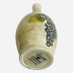 Cabernet Tabletoppers Unlimited Olive Oil Bottle 11" Hand Painted Ceramic Cork