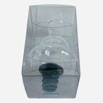 Bordeaux Wine Aerator Glass Bottle Cork Pourer Stopper Preserver Transparent NIB