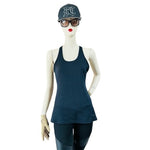 Nike Dri-FIT Women Slim Fit Racerback Tank Top Black Athletic Size M