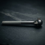 Vintage 1/4" Drive Ratchet Knurled Handle Chrome Professional Socket Tool Good+