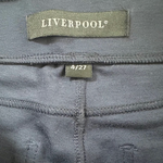 Liverpool Sienna Pull-On Leggings 4/27 Cadet Blue High-Rise Compression NWT