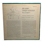 LP Arthur Rubinstein And Henryk Szeryng - Violin Sonatas No. 2 Vinyl Record