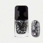 Sephora Formula X Nail Polish Meteoric Grey Black Lacquer Full Size New