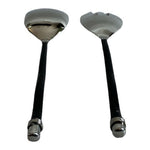 Vintage Storehouse Artisan 2-Piece Stainless Steel Salad Server Set India New