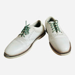 FORE G4 Golf Sneakers White Green Men's Leather Shoes Size 12.5