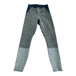 NIKE Women's Dri-FIT Mid Rise Training Compression Leggings Size S Blue Grey VG