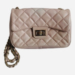 Chiaroscuro Charlotte Pale Pink Leather Shoulder Bag Crossbody Tote Women's G+