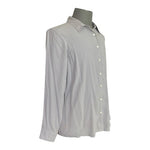 Orvis Women's Grey Silk Long Sleeve Button Up Dress Shirt L (14-16) NWT