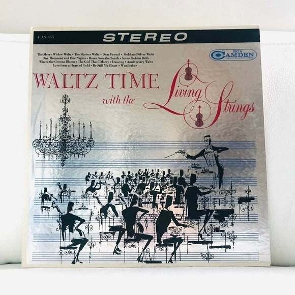 LP Living Strings - Waltz Time Vinyl Record