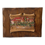 St Naum Ohrid Monastery Wood Picture 3D Wall Hanging Macedonia Souvenir Handmade