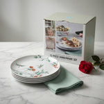 Martha Stewart 12 Piece Dragonfly Melamine Dinnerware Set Service for 4 NIB