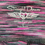 Womens Epic Leggings S Pink Grey High Waist Capri Compression Tummy Control G+