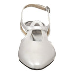 Ros Hommerson Prize White Pearl Leather Pumps Low Heels Women’s Size 9.5 NIB
