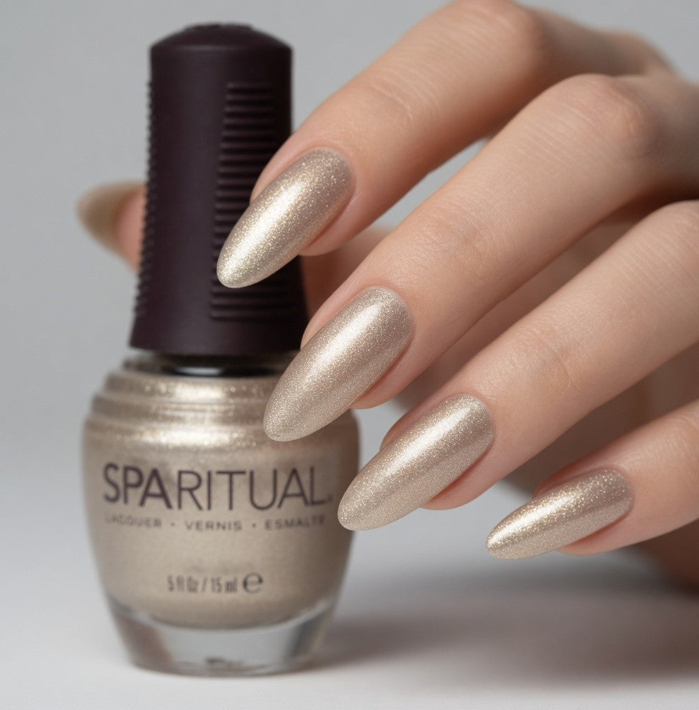 SpaRitual On The Dunes Vegan Nail Polish Lacquer Beige Neutral 0.5oz New