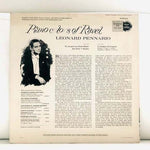 LP Leonard Pennario - Piano Colors Of Ravel Vinyl Record