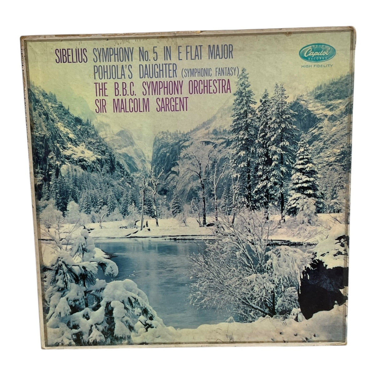 Sibelius Symphony No. 5 Pohjola's Daughter BBC Sargent Capitol 1959 Stereo