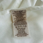 Free People Have It My Way Embroidered Knot Back Top S Ivory Mutton Sleeve VG