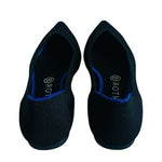 ROTHY’S The Point Black Blue Almond Toe Slip-On Flats Women’s Sz 9 Loafers Shoes
