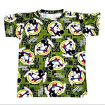 Disney Boys Mickey Mouse T-Shirt Multicolor Crew Neck Short Sleeve Cotton Blend