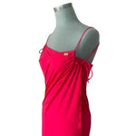 Sonija Baram Limited Edition Hot Red Sarong Beach Wrap 48"x30" One Size EXC