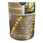 Apothecary & Company Micro LED String Lights 10ft Battery Powered White NIB