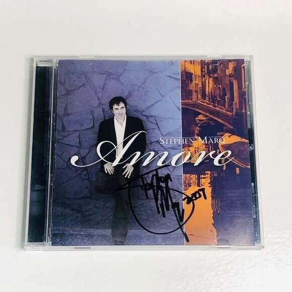 Rare! Autographed CD Stephen Marq ‎– Amore