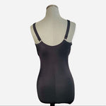 Bali Passion Black Firm Control Bodysuit 36DDD Cooling Mesh Underwire NWT
