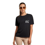 Alter Ego Black White Italian Soft Cotton Crewneck T Shirt M Unisex Oversized NW