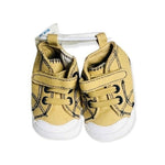 Koala Kids Baby Boy Bootie Sneakers Tan Canvas Upper Size 1 Boot Style NWT