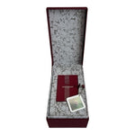 Jacques Marie Mage Jullien Burgundy Empty Box Certificate Silk Pouch 110/350 EXC