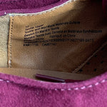 Xhilaration Purple Red Suede Oxford Shoes Women’s Size 10 Lace-Up Flats