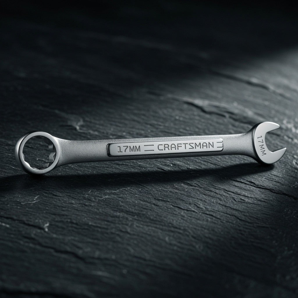 Vintage Craftsman 17mm Combination Wrench Forged in USA 42929 12-Point 8.75" VG
