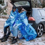 Oceas XL Mylar Emergency Survival Blankets 4 Pack Camping Hiking Disaster NIP