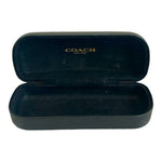 COACH Black Hard Shell Sunglasses Case 6.5"x3.5"x2.5" Eyeglass Box Good