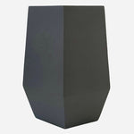 Crate & Barrel Hexogen Concrete Wine Cooler Chiller 7 Geometric Grey Utensil Pot