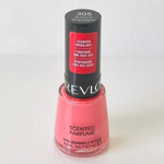 REVLON 305 Sublime Strawberry Scented Nail Enamel Nail Polish Nail Top New