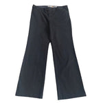 OLD NAVY Womens Pants 12 Black Classic Fit Straight Leg Cotton Blend Trousers VG