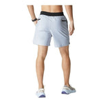 Fabletics The Franchise Men Athletic Shorts XXL Light Grey Black Swim Trunks NWT