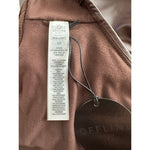 Offline by Aerie Real Luxe Brown PU Leather Jumpsuit S/M Sleeveless NWT