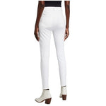 7 For All Mankind Women White Cotton Jeans 29 High Waist Ankle Skinny Stretch VG