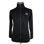 Under Armour Mens Micro Fleece Jacket S Full Zip Athletic Sweatshirt Logo NEW