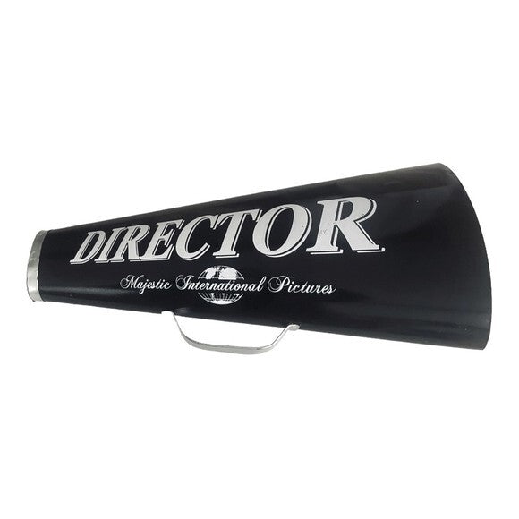 Majestic International Pictures Movie Director Megaphone Metal Wall Art Decor