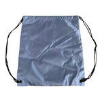 PADRES Grey Nylon Drawstring Backpack Promo Gym Casual Bag New Without Tag