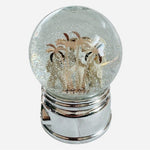 Things Remembered 2013 Musical Elephant Snow Globe 6.7" Born Free Christmas VG