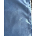 Set of 4+1 Embroidered White Snowflakes Blue Satin Placemats Christmas Decor