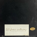 Vintage Home Interiors Hope Shadow Box Cross Plaque 6.5"x6.5" Black Silver G+