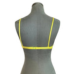 LA PERLA Women's Yellow Crystal Beaded Bra Size IT 44 US M Barely Worn Italy
