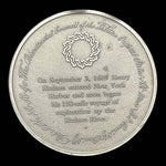 Franklin Mint History of Colonial America Pewter Medal Henry Hudson Vintage