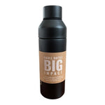OceanBottle Black Stainless Steel Reusable Water Bottle 600ml Thermo Flask NIB